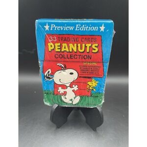 Vtg Charlie Brown Peanuts Collection 33 Trading Cards NEW SEALED
